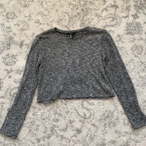 Forever 21 grey/black soft Long-sleeve size S